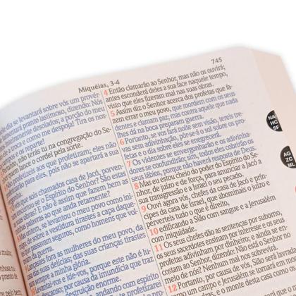 Imagem de Miolo De Bíblia Sagrada Letra Jumbo C/ Harpa E Corinhos 23x18,5cm