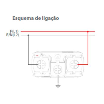 Imagem de Miolo Módulo De Tomada 2p+t 10a Sem Placa Alumbra Gracia
