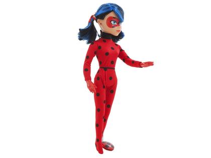 Imagem de Miraculos Ladybug Boneca Infantil 52cm Grande Desenho Original Novabrink