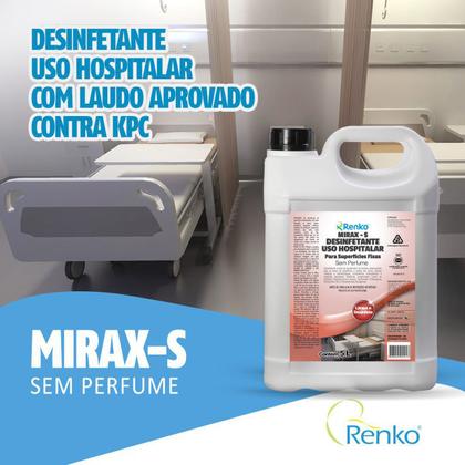 Imagem de Mirax s desinfetante pronto uso 5l renko