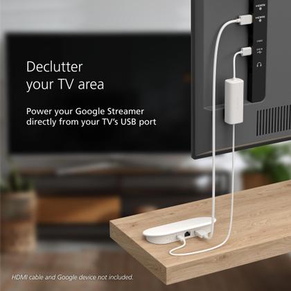 Imagem de Missão de cabo de alimentação USB para Google TV (versão 4K Streamer)