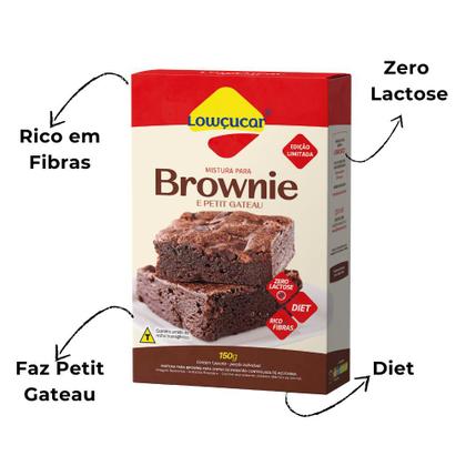 Imagem de Mistura para Brownie e Petit Gateau Zero Lactose 150g