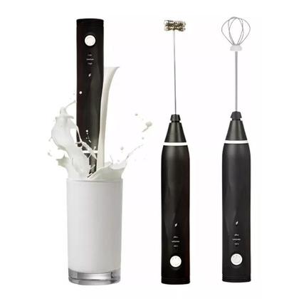 Imagem de Misturador Batedor Mixer Elétrico Para Claras de Ovos Leite Café Utensílios de Cozinha Cor Preto