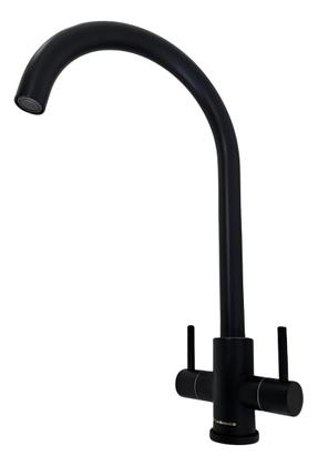 Imagem de Misturador de Mesa Cozinha Bicomando Preto Black Matte 60040