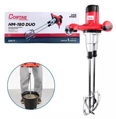 Imagem de Misturador Elétrico De Argamassa Hm-180 Duo 220v - Cortag