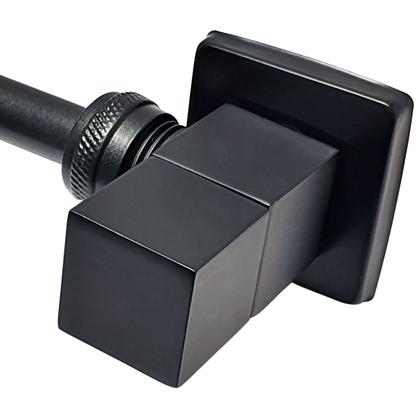 Imagem de Misturador Externo Preto Fosco Light Ajustável Quadrado Com Ducha Higiênica - 1719PF62