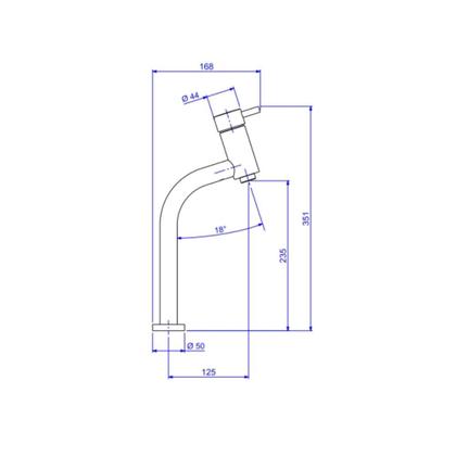Imagem de Misturador Monocomando de Mesa Bica Alta para Lavatório Link 2885.C.LNK
