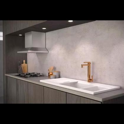 Imagem de Misturador Monocomando Deca de Mesa com Filtro Para Cozinha Twin Red Gold - 2240.GL.RD