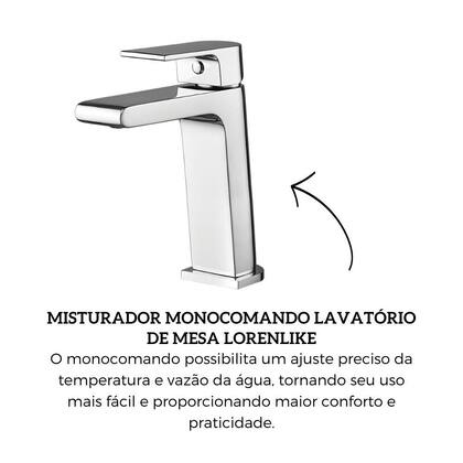 Imagem de Misturador Monocomando Lavatório Mesa Lorenlike 2875 C78 Cromado