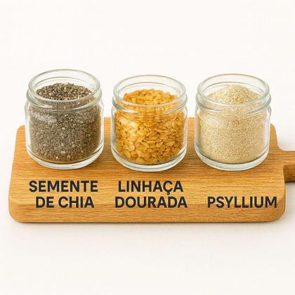 Imagem de Mix de Linhaça, Chia e Psyllium 100% Natural 300 Gramas - Smactudo