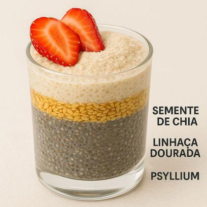 Imagem de Mix de Linhaça, Chia e Psyllium 100% Natural 300 Gramas - Smactudo