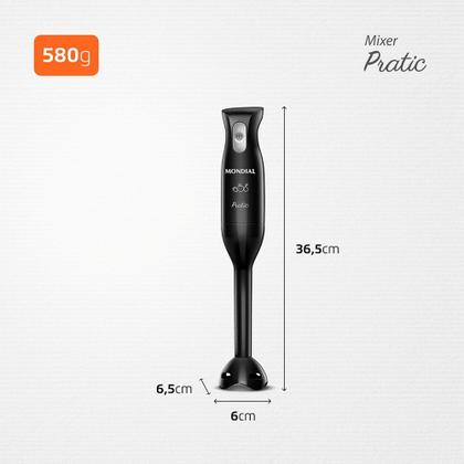 Imagem de Mixer 2 em 1 Mondial Preto 350W Pratic M-15-B