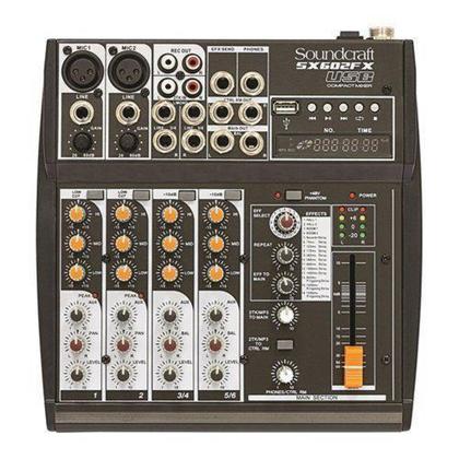 Imagem de Mixer Analogico Soundcraft SX602FX 6 Canais USB - Sound CRAFT