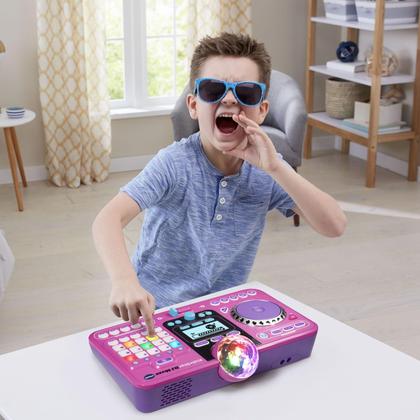 Mixer de DJ VTech Kidi Star Pink com Bluetooth - 15 Músicas - Para