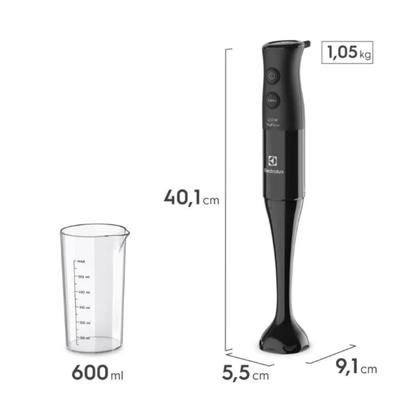 Imagem de Mixer de Mão Copo 600ml 400w Potência Tecnologia TruFlow 60Hz Electrolux