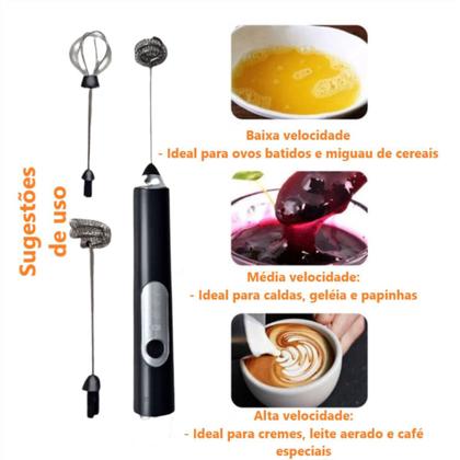 Mixer e Batedor 2x1 Black Original Preto - Whisk Imagem de Mixer e Batedor 2x1 Black Original Preto