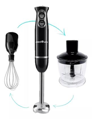 Imagem de Mixer e Processador Britânia 3 Em 1 Jarra 1,2 Litros 500w