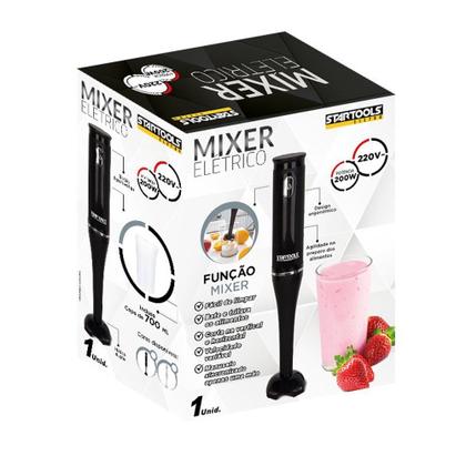 Imagem de Mixer Elétrico Com Copo 700ml Startools 127v 220v Sortido Preto Branco
