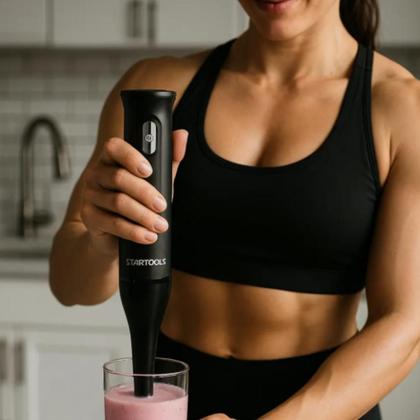 Imagem de Mixer Elétrico Com Copo 700ml Startools 127v 220v Sortido Preto Branco