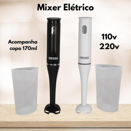 Imagem de Mixer Elétrico Com Copo 700ml Startools 127v 220v Sortido Preto Branco