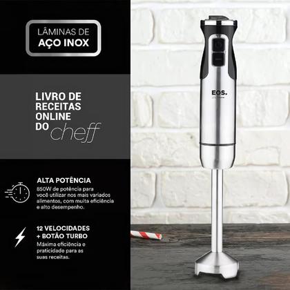 Imagem de Mixer EOS 3 Em 1 850W Turbo 12 Velocidades com Processador