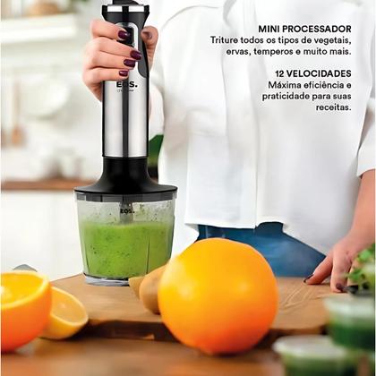 Imagem de Mixer EOS 3 Em 1 850W Turbo 12 Velocidades com Processador