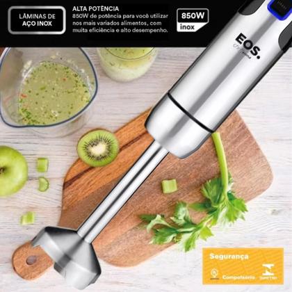 Imagem de Mixer EOS 3 Em 1 850W Turbo 12 Velocidades com Processador