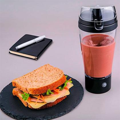 Imagem de Mixer Euro Home A Pilha Com Copo 450Ml Preto