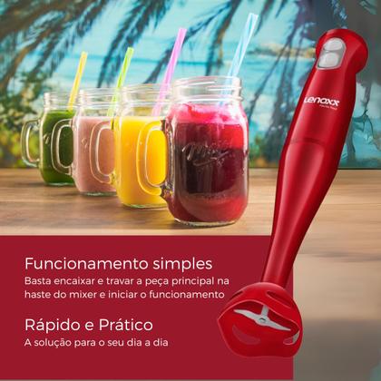 Imagem de Mixer Facile Lenoxx 200W 127V Praticidade na Cozinha Prepare Alimentos com Rapidez
