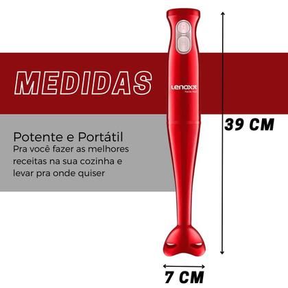 Imagem de Mixer Facile Lenoxx 200W 127V Praticidade na Cozinha Prepare Alimentos com Rapidez
