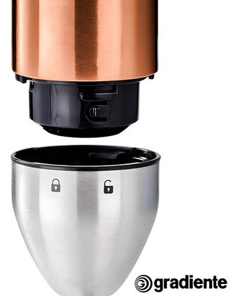 Imagem de Mixer Gradiente Cobre Collection Pgmx402 Aço Inoxidável 600w Com Copo