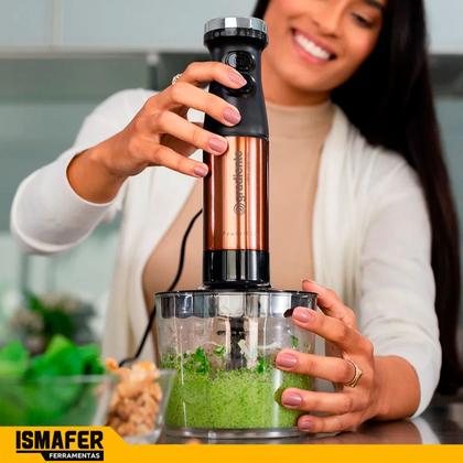 Imagem de Mixer Gradiente Cobre Collection Pgmx402 Bronze E Preto E Aço Inoxidável 110v 600w