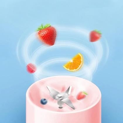 Imagem de Mixer Liquidificador Garrafa Juice 300ml Portátil USB
