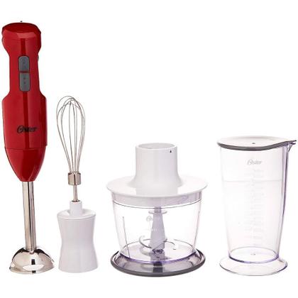 Imagem de Mixer Oster FPSTHB2615R 220V Delight Vermelho 3 em 1 Função Turbo 250W de Potência
