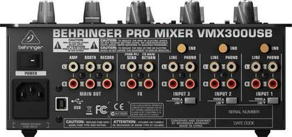 Mixer P/dj Behringer Vmx 300 Usb 3 Canais Vmx300usb Original