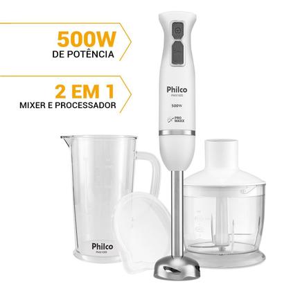 Imagem de Mixer Philco 4 Lâminas Pro Maxx 2 e 1 500W PMX1000