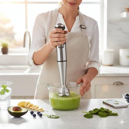 Imagem de Mixer Portátil 110v Processador Misturador 100w Função Turbo