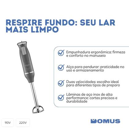 Imagem de Mixer Power Inox Lunar Processador 3 em 1 600W Elgin