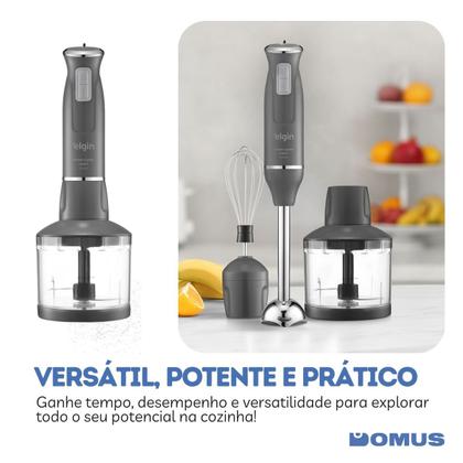 Imagem de Mixer Power Inox Lunar Processador 3 em 1 600W Elgin