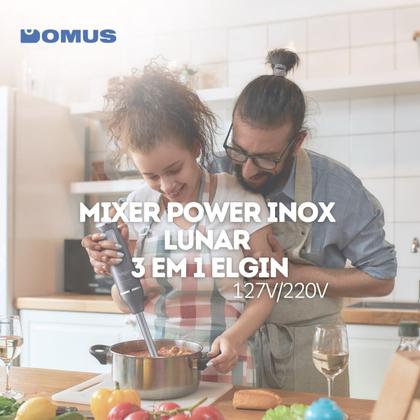 Imagem de Mixer Power Inox Lunar Processador 3 em 1 600W Elgin