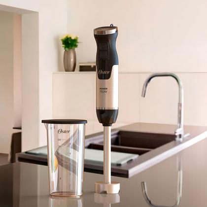 Imagem de Mixer Power Oster Black Inox Omix370 Cor Prata