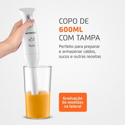 Imagem de Mixer Pratic Mondial Branco 200W M-15-W