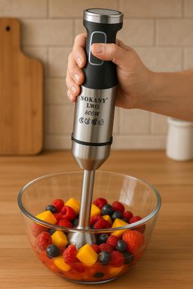 Imagem de Mixer Processador 220v Triturador Elétrico Tela Digital Potente Cozinha