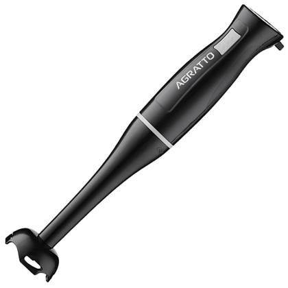 Imagem de Mixer Processador Batedor Triturador 3 em 1 Elétrico Portátil 200W 220V Preto Agratto Amix01-02