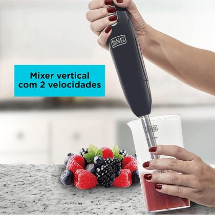 Imagem de Mixer Processador Portatil Prepara Guacamole e Sucos Black&Decker M300BR 127V 250W