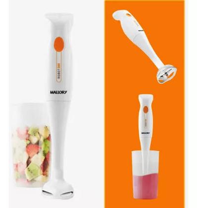 Imagem de Mixer robot 300 Mallory 220v branco com copo lâminas em aço desmontável