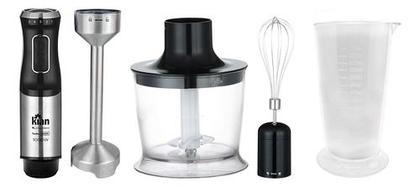 Imagem de Mixer Turbo 3 em 1 1000w 5 Velocidades Preto Kian