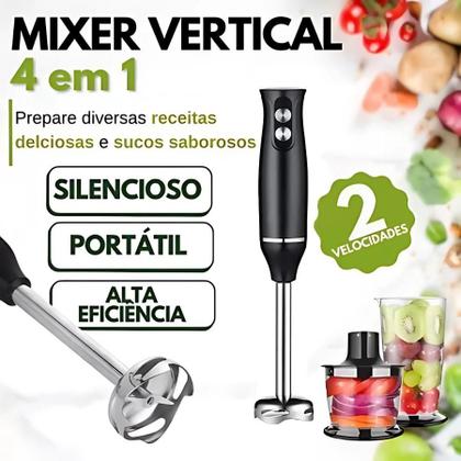 Imagem de Mixer Turbo 3 em 1 300w Inox 220v - Praticidade na Cozinha