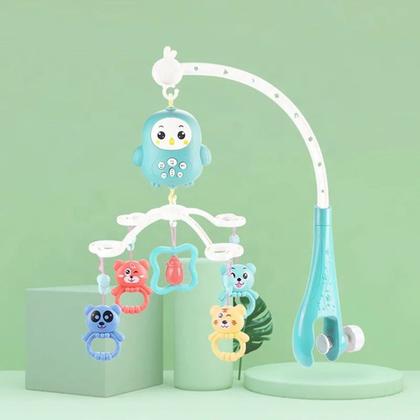 Imagem de Móbile Berço Bebê Musical E Giratório Animais Da Floresta