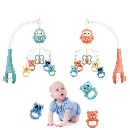 Imagem de Móbile Berço Bebê Musical E Giratório Animais Da Floresta